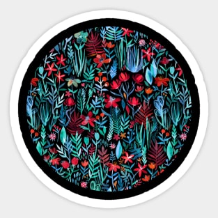 Though I Walk at Night Sticker